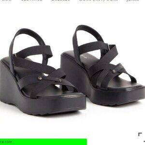 Lug Platform Wedge Sandal